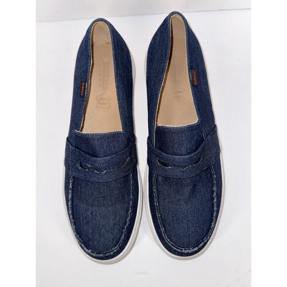 Denim Loafers Womens Blue Jean Sneaker Boat Shoe USA Nautical Slip On 40/9-9.5 - Picture 16 of 16